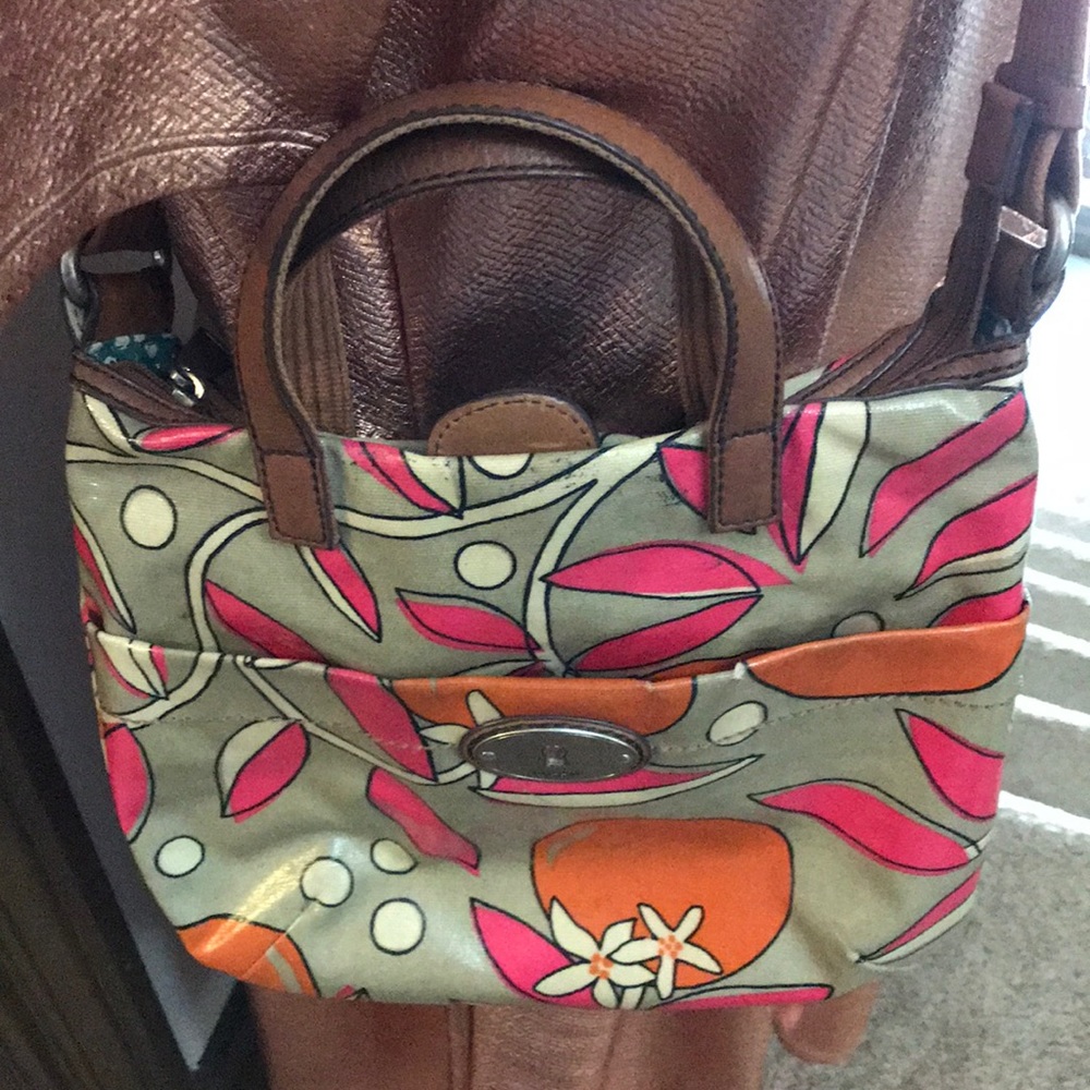Fossil Convertible crossbody in fun brights